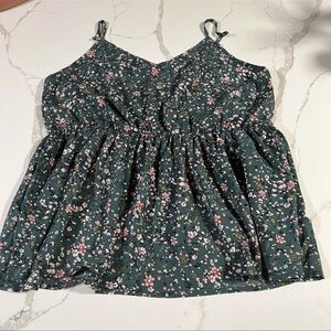 Floral spaghetti strap top